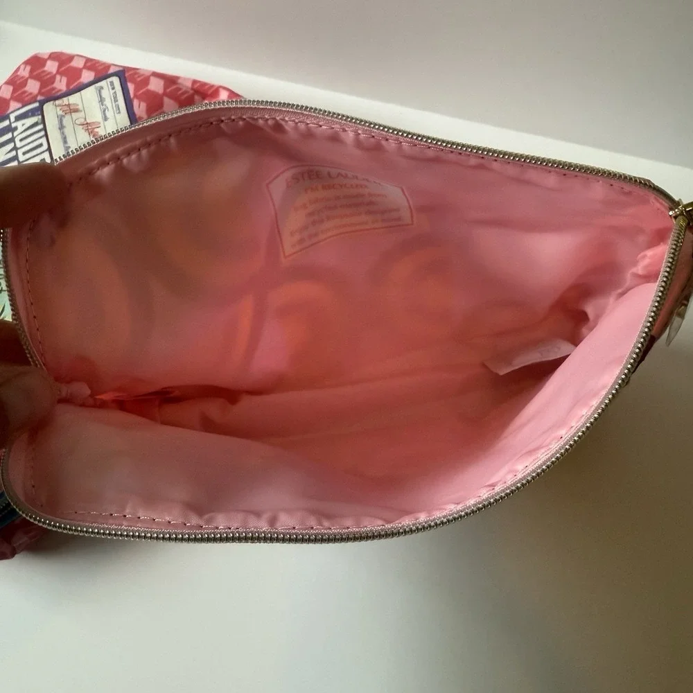 New Lot of 2 ESTEE LAUDER zippered Travel‎ Cosmetic Bag 9